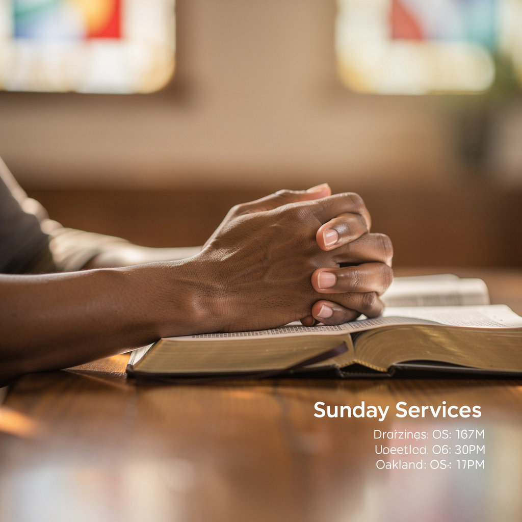 New Hope Church of God In Christ Sunday worship service in Oakland, CA - a welcoming community gathered for spiritual growth